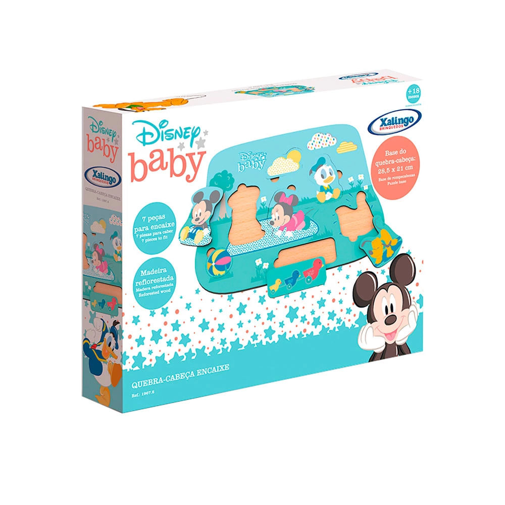 Quebra-Cabeça Xalingo Encaixe Disney Baby