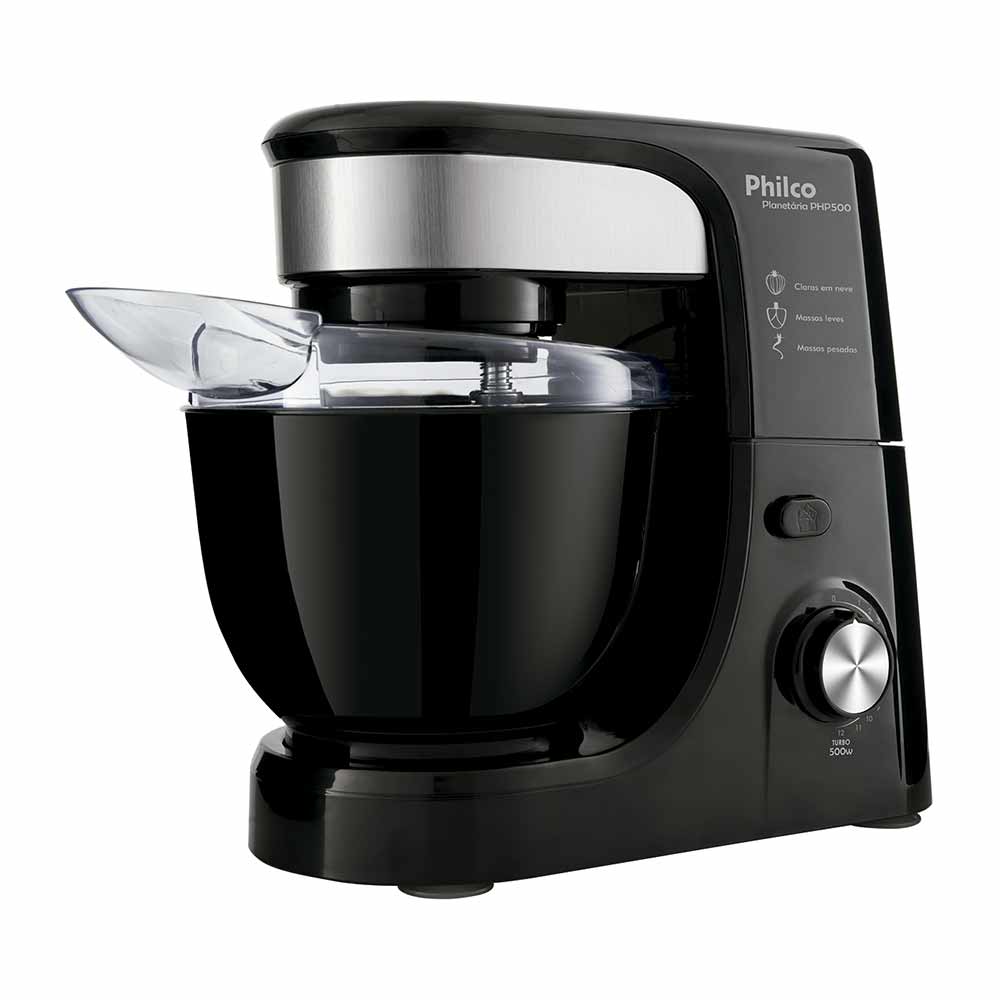 Batedeira Planetária Philco PHP500 Preta - 700W 127V