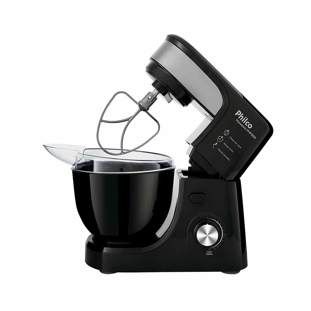 Batedeira Planetária Philco PHP500 Preta - 700W 127V