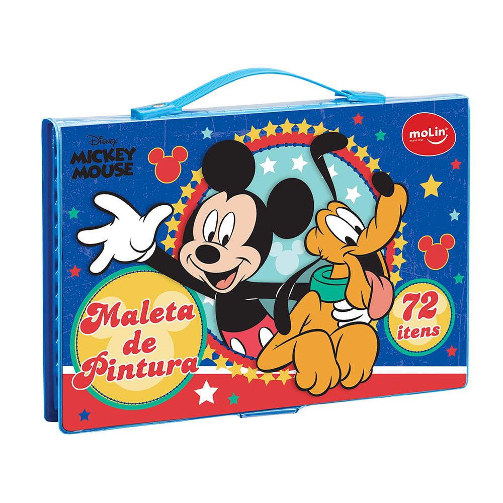 Maleta de Pintura Molin Disney Mickey com 72 Peças