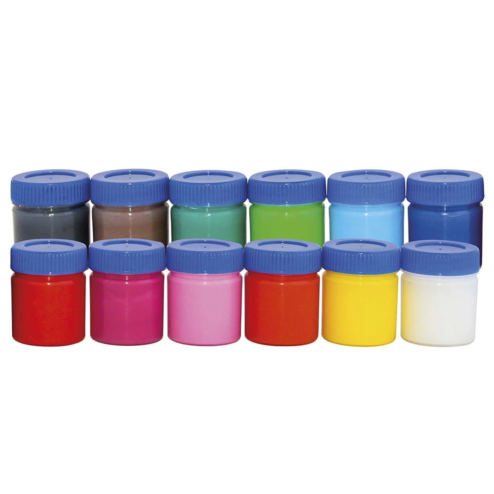 Tinta Guache Canson Giotto 12 Cores 15ml