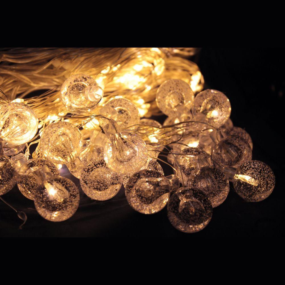 Cascata 300 Micro Leds 8 Funções - Chibrali - Led Amarelo C- Fio Transparente