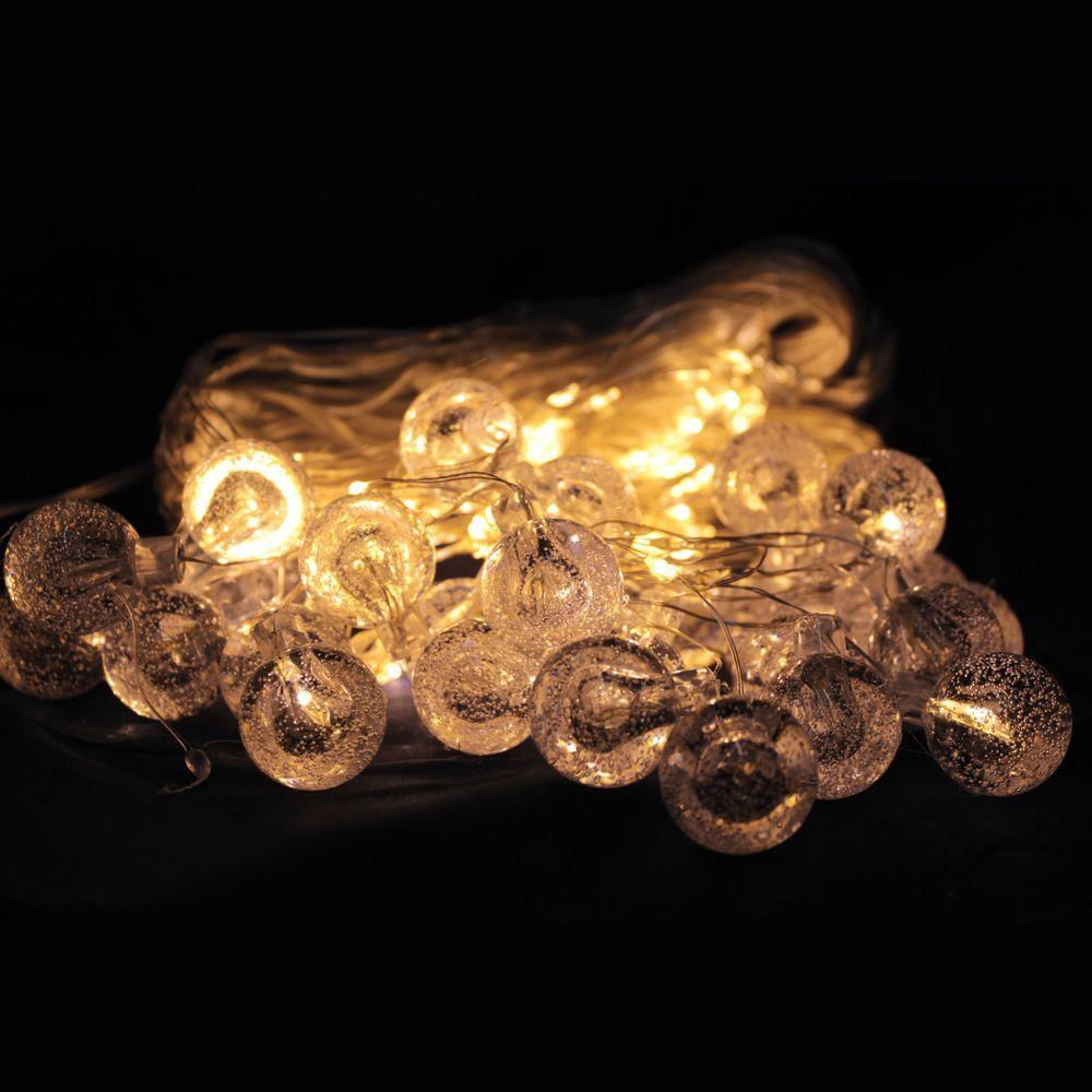 Cascata 300 Micro Leds 8 Funções - Chibrali - Led Amarelo C- Fio Transparente