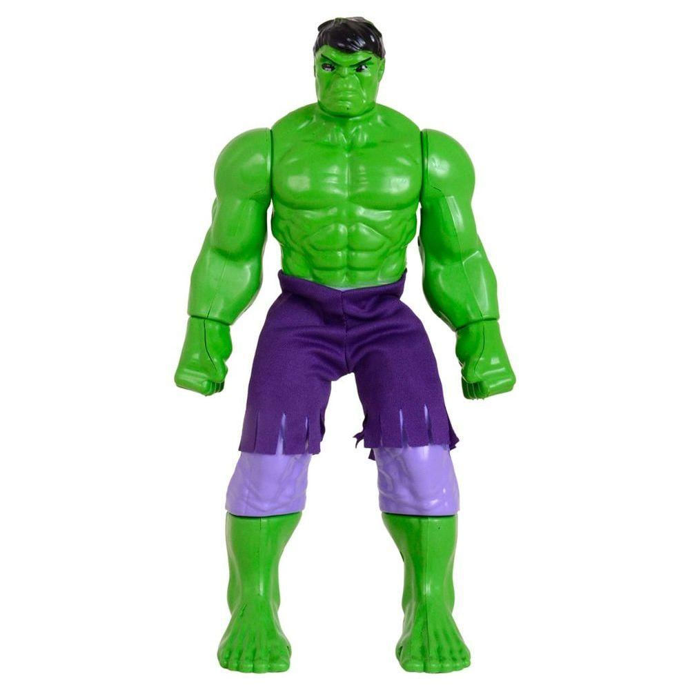 Boneco Super Herói Hulk De 29 Cm Articulado Power Force