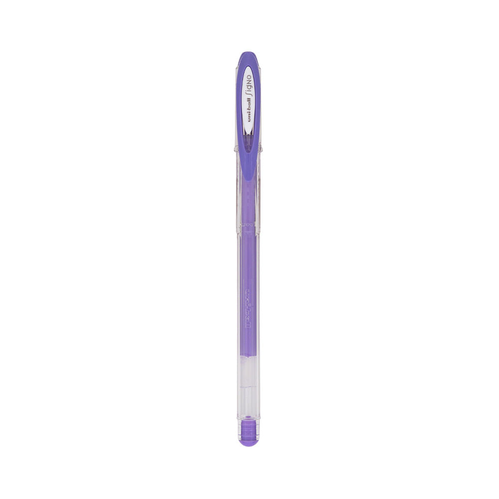 Caneta Gel Uniball Signo Angelic Color Pastel Violeta 0.7mm