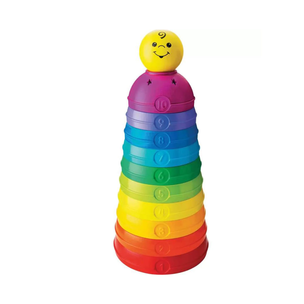 Torre de Potinhos Coloridos Fisher Price