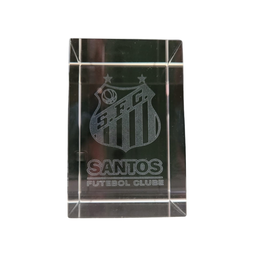 Enfeite De Cristal Santos Futebol Clube - Mileno