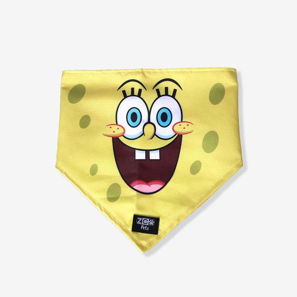 Bandana Zonacriativa Pets Bob Esponja G