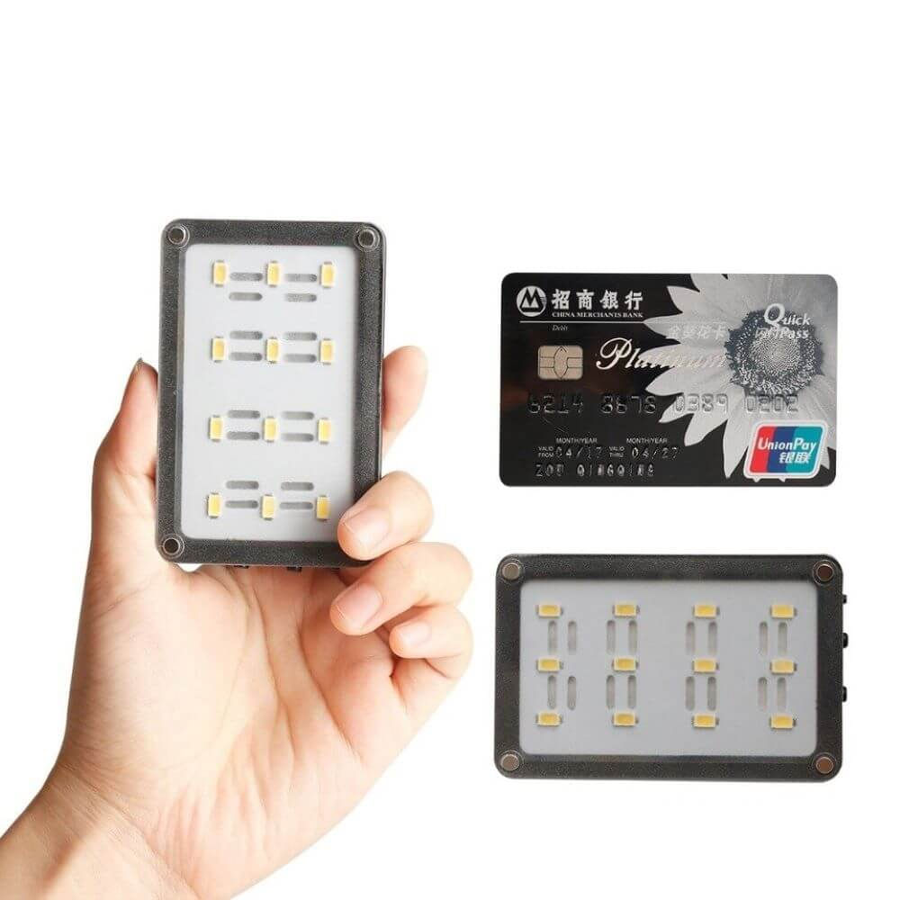 Mini Iluminador de Led para Câmeras / Celulares - Ulanzi Cardlite