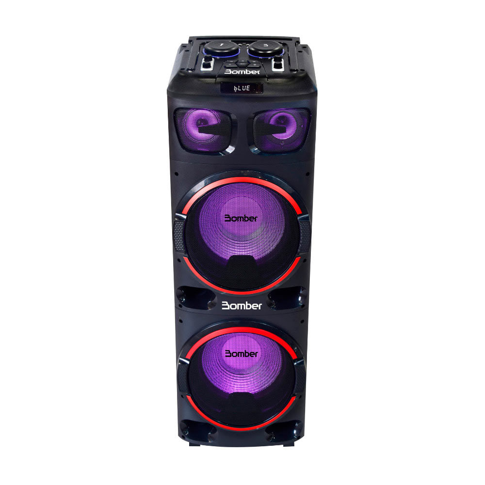 Torre de som bluetooth 5.3 BOMBER PAREDÃO 2300 12 " 2300W