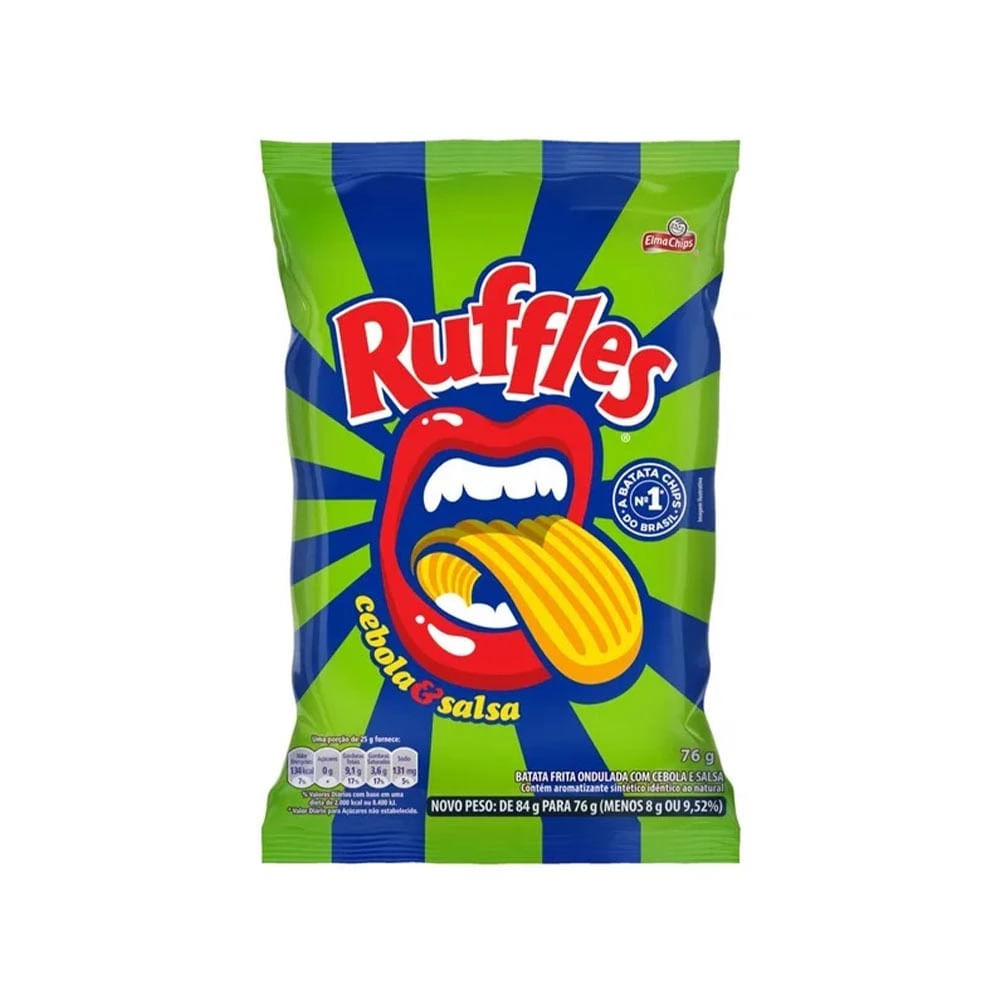 Batata Frita Ruffles Cebola e Salsa 76g