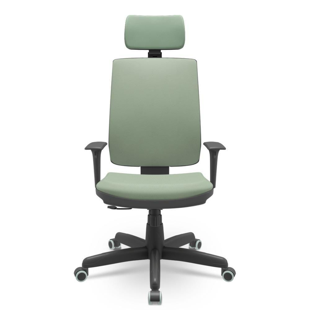 Cadeira Brizza Soft Verde Vinil Relax Plax