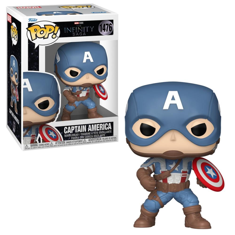 Boneco Funko Pop! Marvel Capitão América 1 - Capitão América