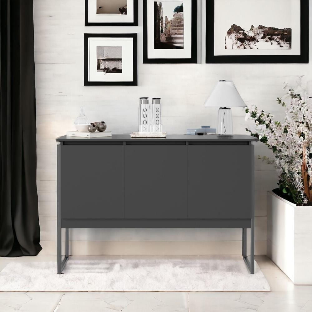 Buffet Industrial Bérgamo Preto Onix