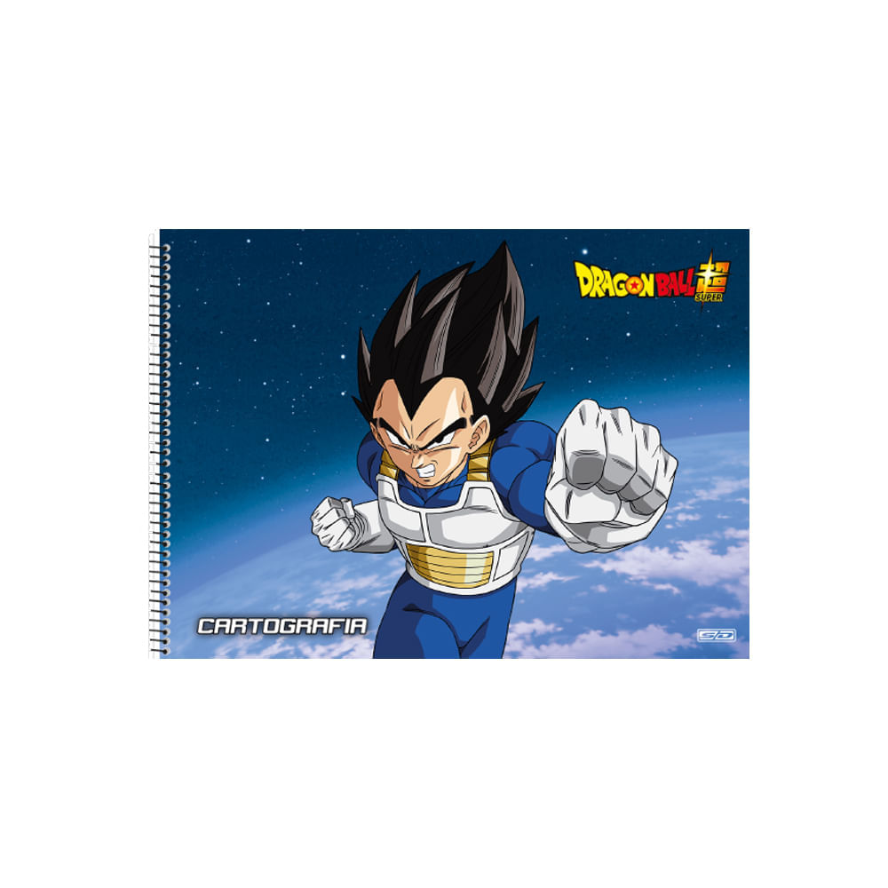 Caderno de Desenho Dragon Ball Goku - 60 Folhas - São Domingos