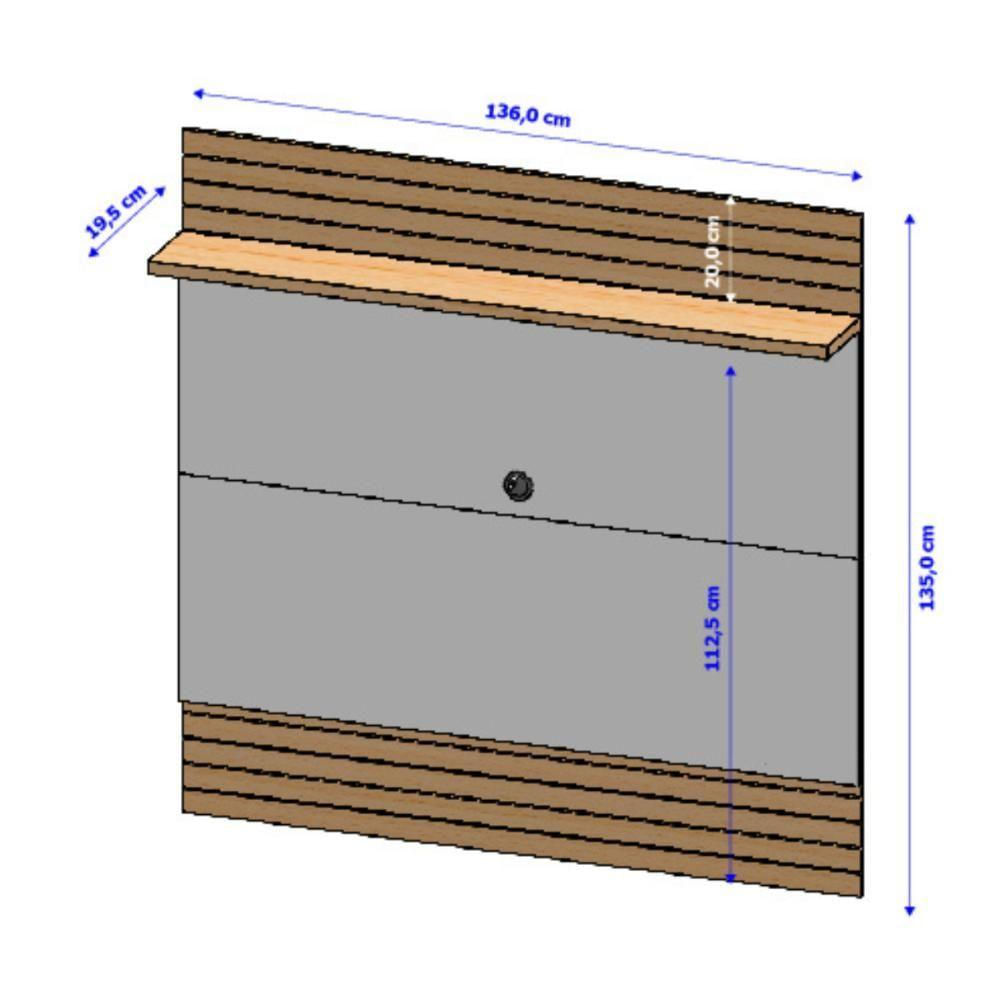 Painel Tv 55 Polegadas Góis Cinamomo Off-white