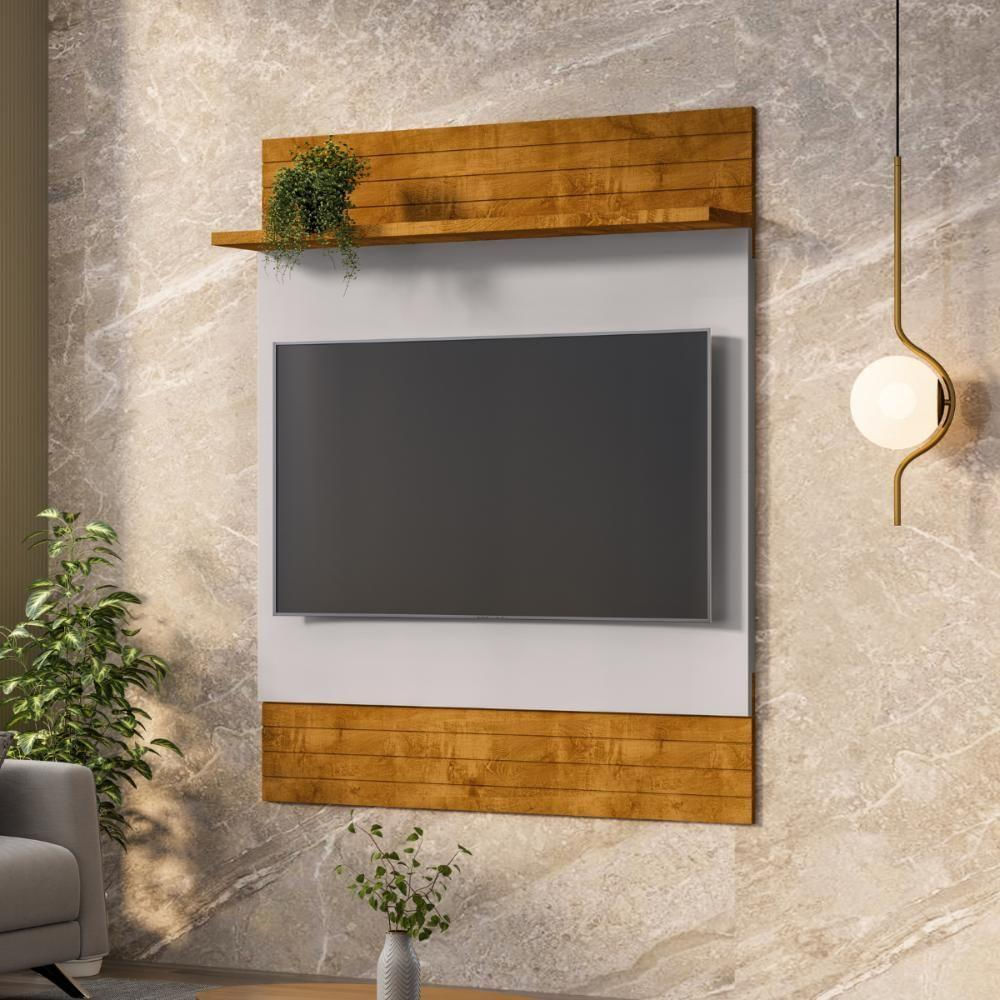 Jogo Painel E Rack Julieta Naturalle Off White