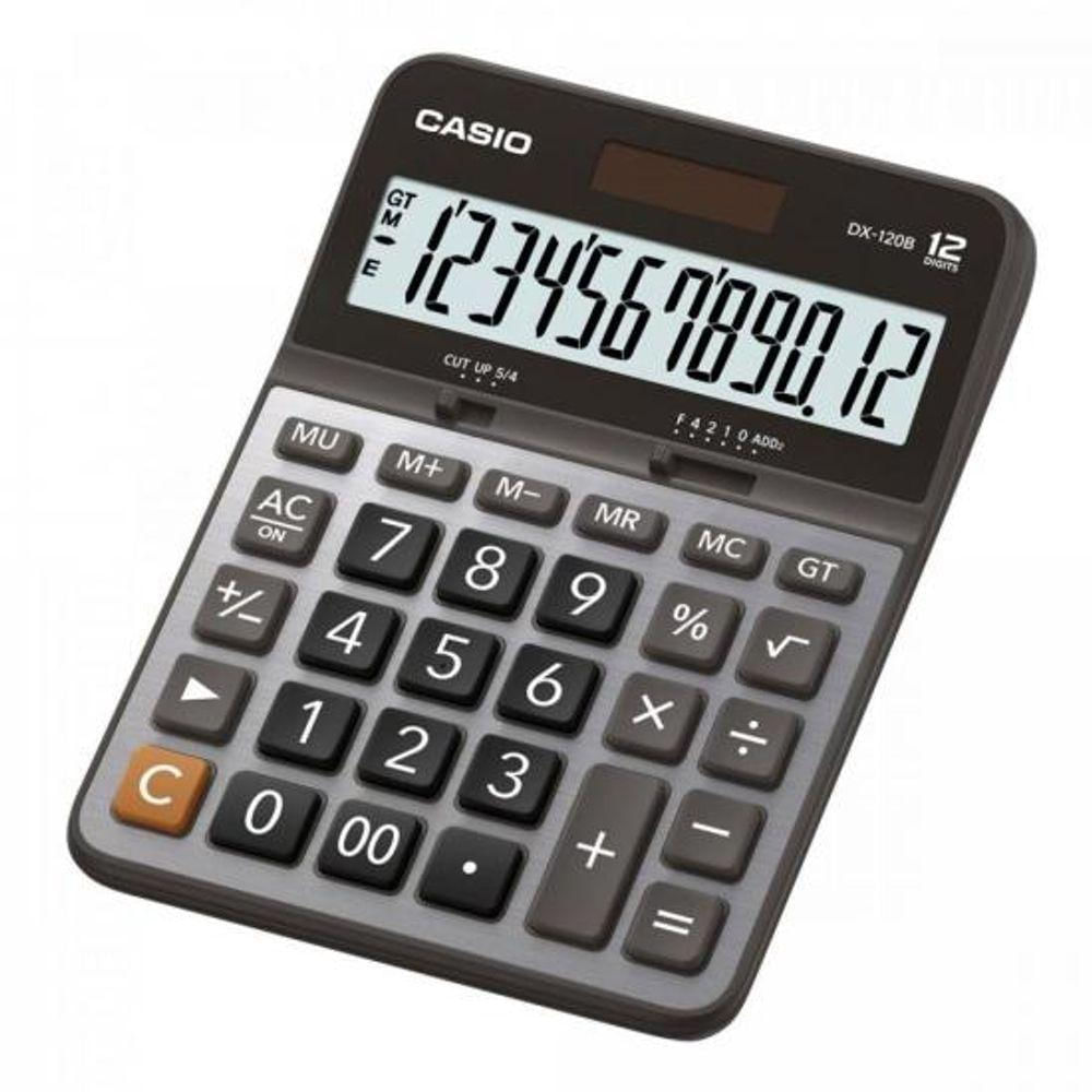 Calculadora De Mesa 12 Digitos DX-120B Prata Casio