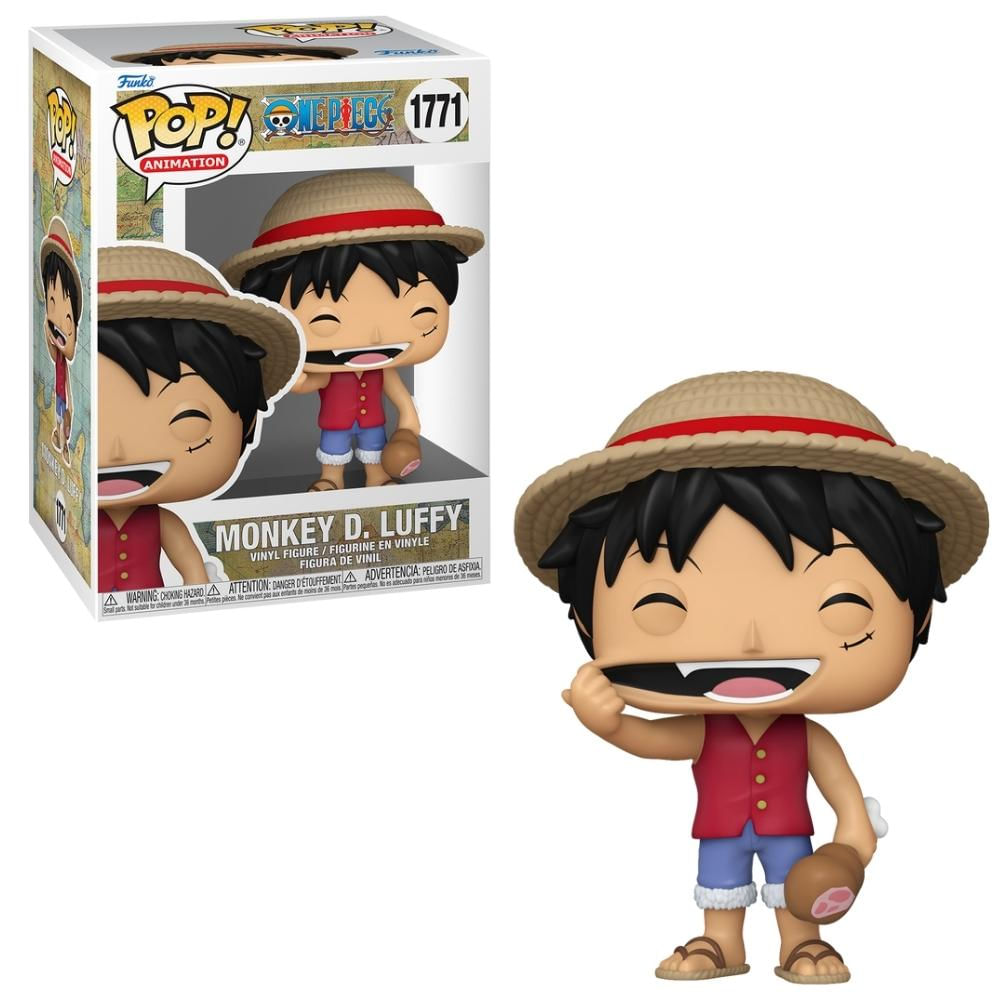 Boneco Funko Pop! One Piece - Luffy com Carne