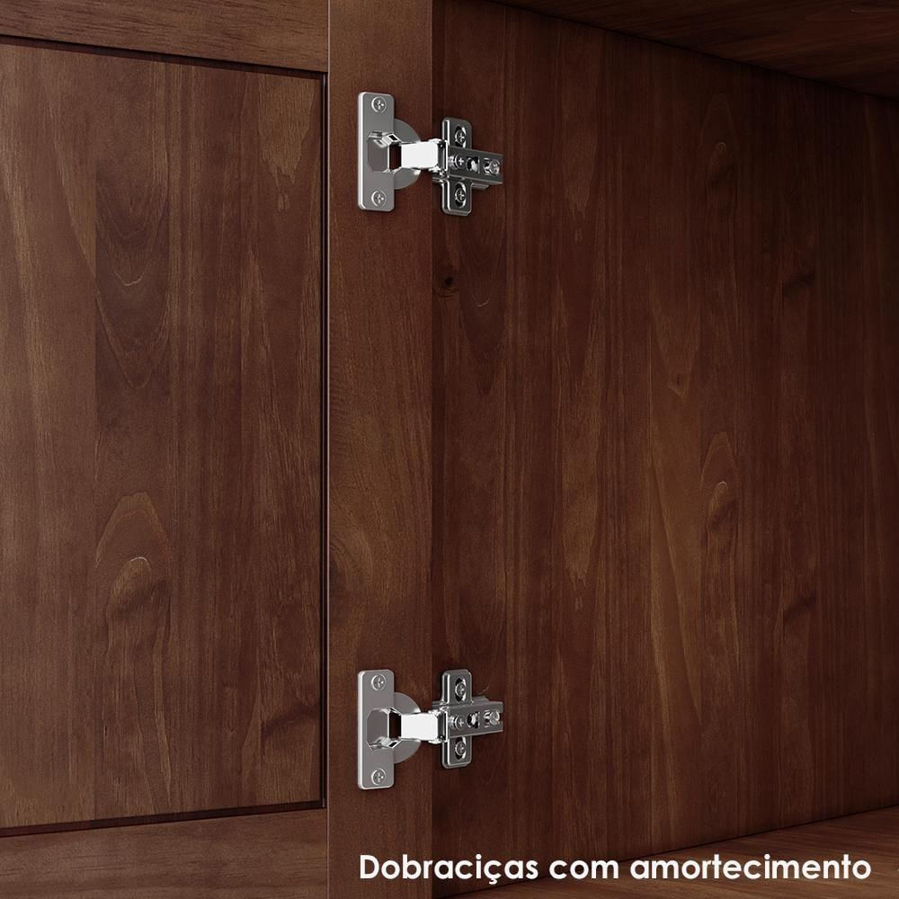 Balcao Madeira Maciça 2 Portas 2 Gavetas 88 Cm 8928 Cafe Milani Store Cafe