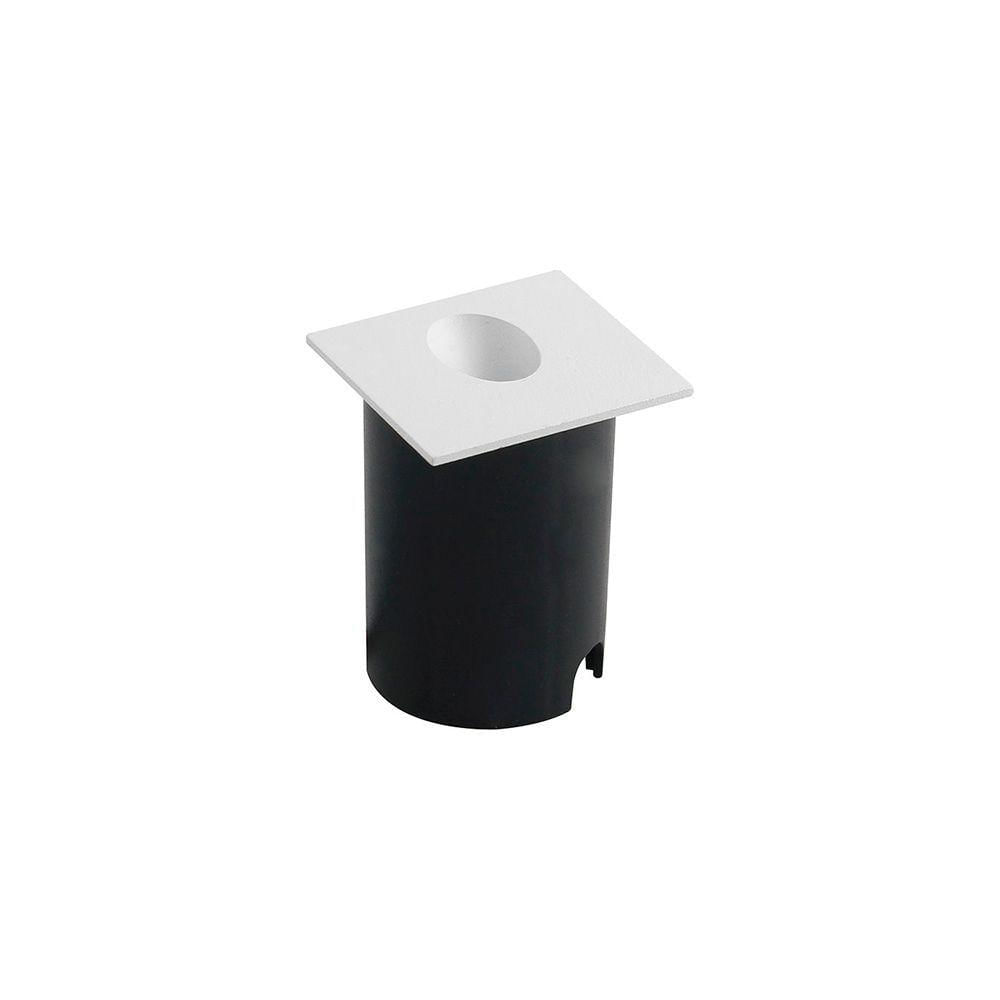 Balizador Astraled Australe Quadrado De Embutir Led 2w Bivolt Branco 3000k Luz Amarela Bl-6714