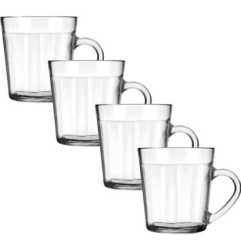 Jogo de Caneca Americano 270ml 4pçs - Nadir Figueiredo Transparente