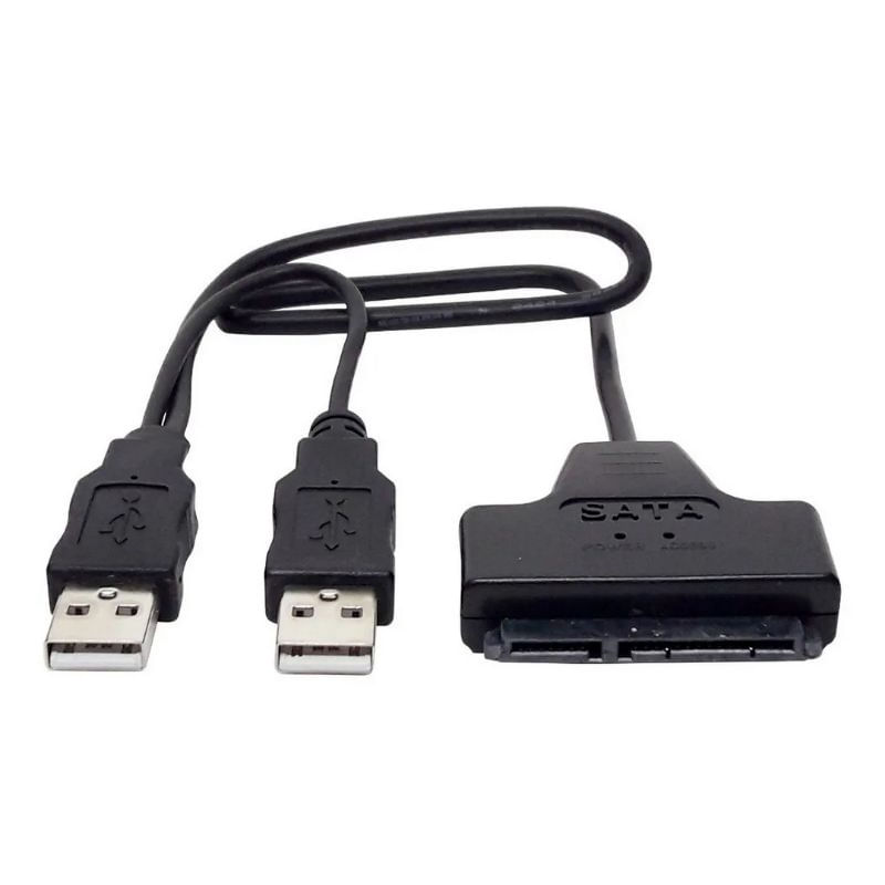 Cabo Usb Para Hd Notebook Sata 2.5 Com Energia Pronta Entrega