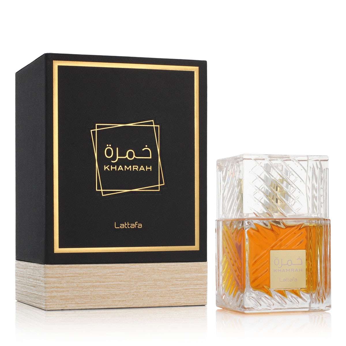 Perfume Unissex Khamrah de Lattafa Eau de Parfum 100ml Árabe