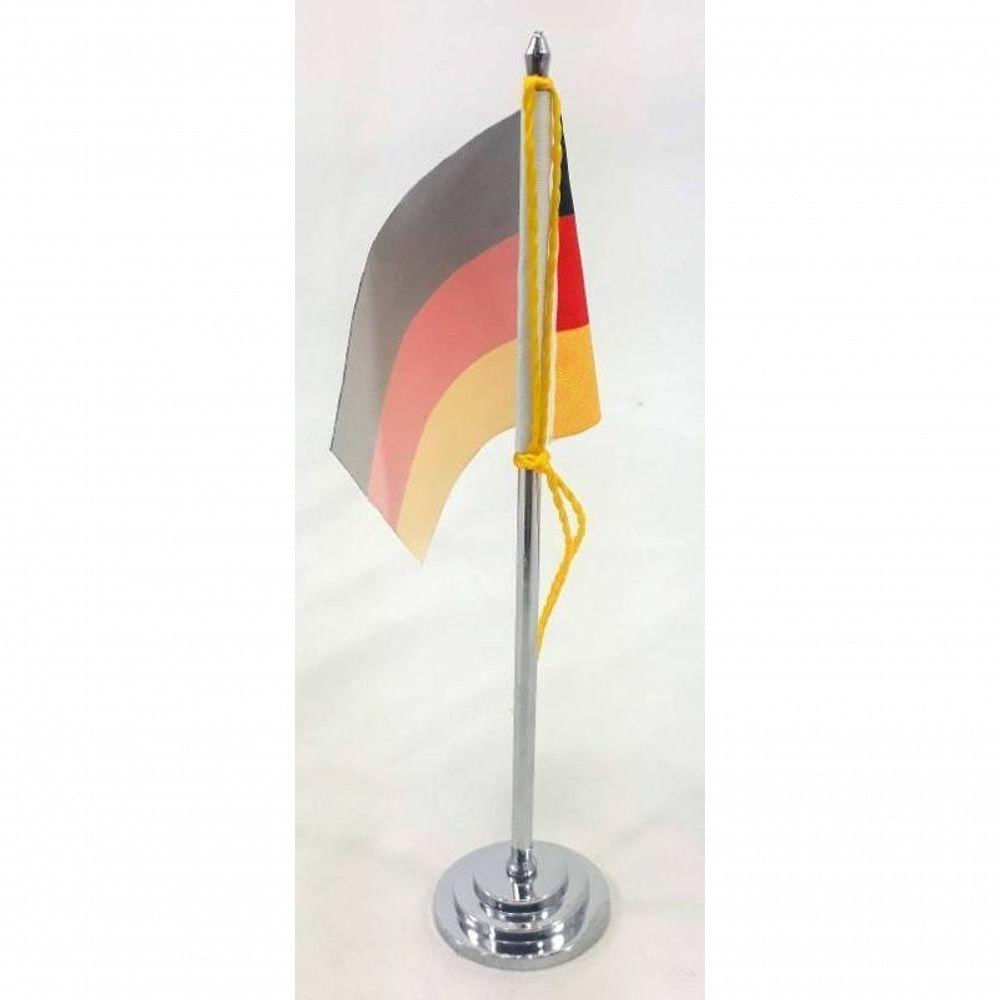 Mini Bandeira De Mesa Alemanha 15 Cm Poliéster