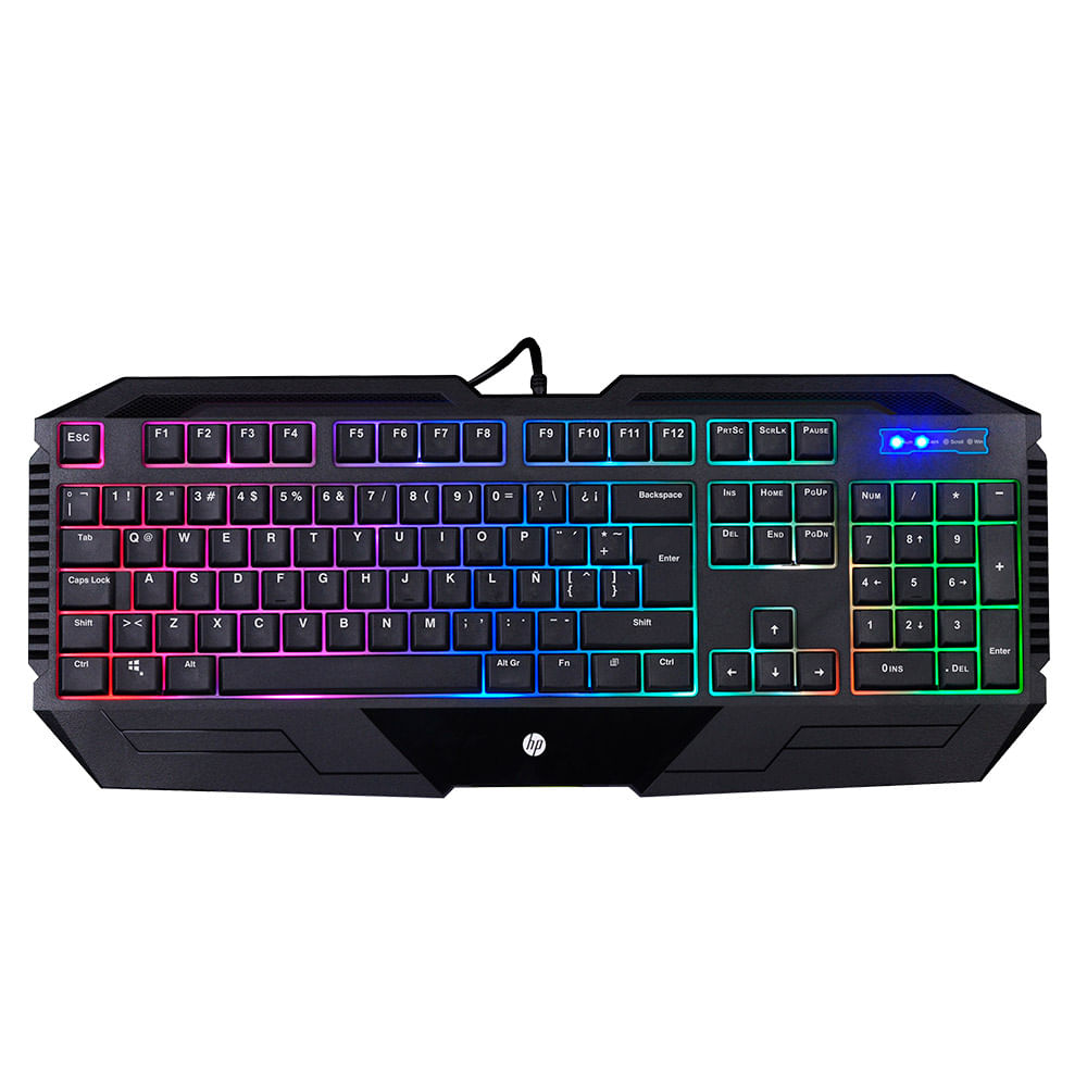 Teclado Gamer Menbrana LED USB K110 HP