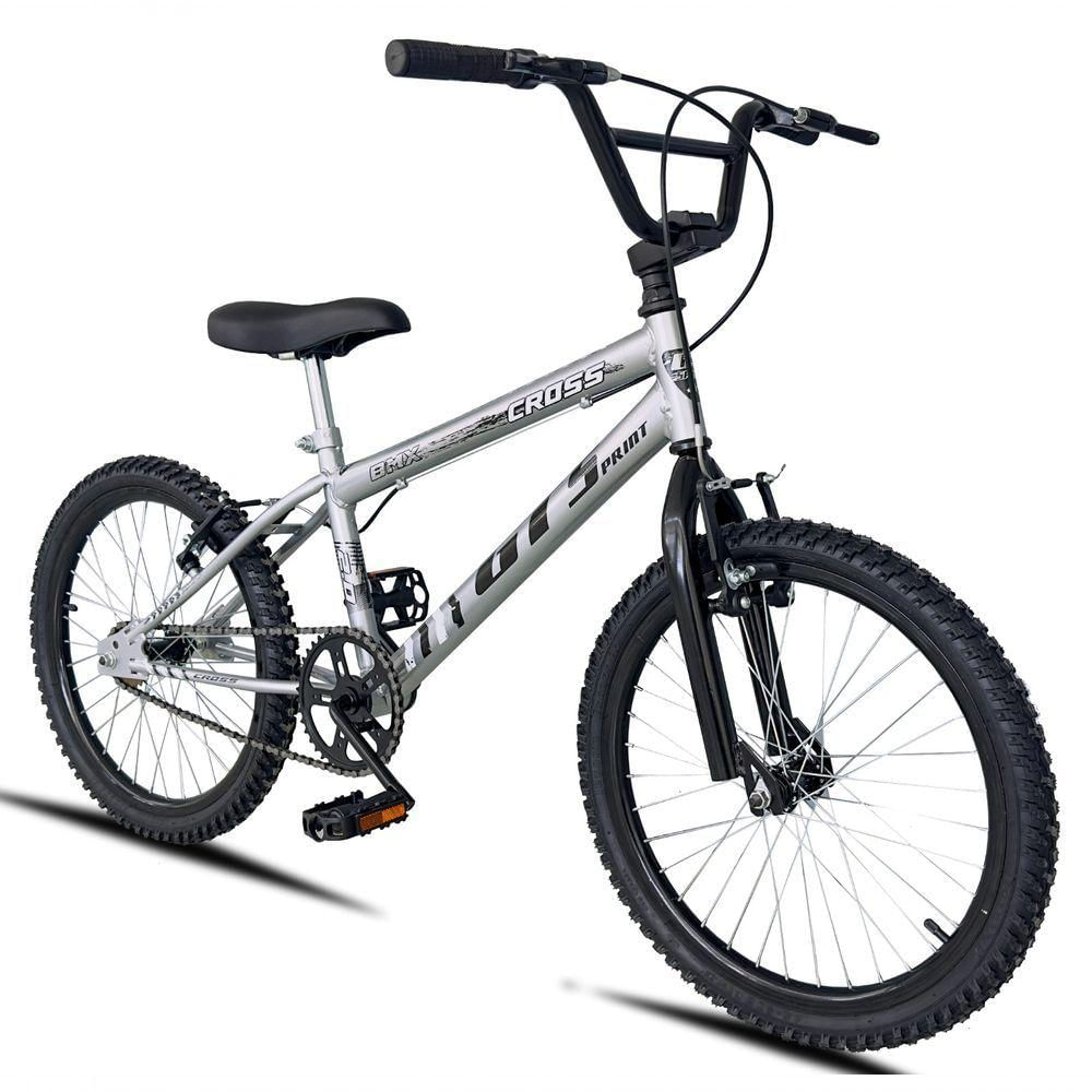 Bicicleta Aro 20 Gt Sprint Cross Infantil Freio V-brake Aro Aero - Cinza