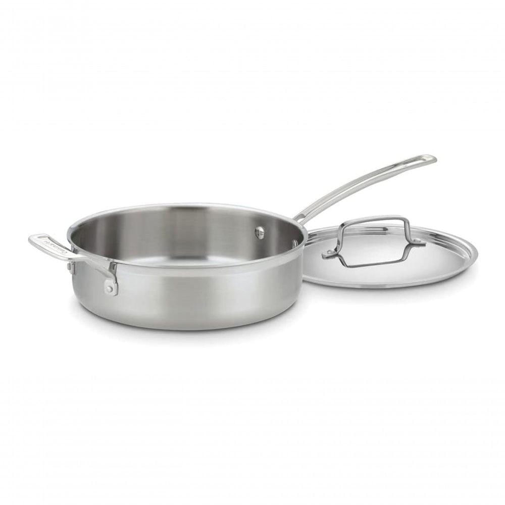 Cuisinart Frigideira Aço Inox 3,5 Litros Com Tampa E Auxiliar