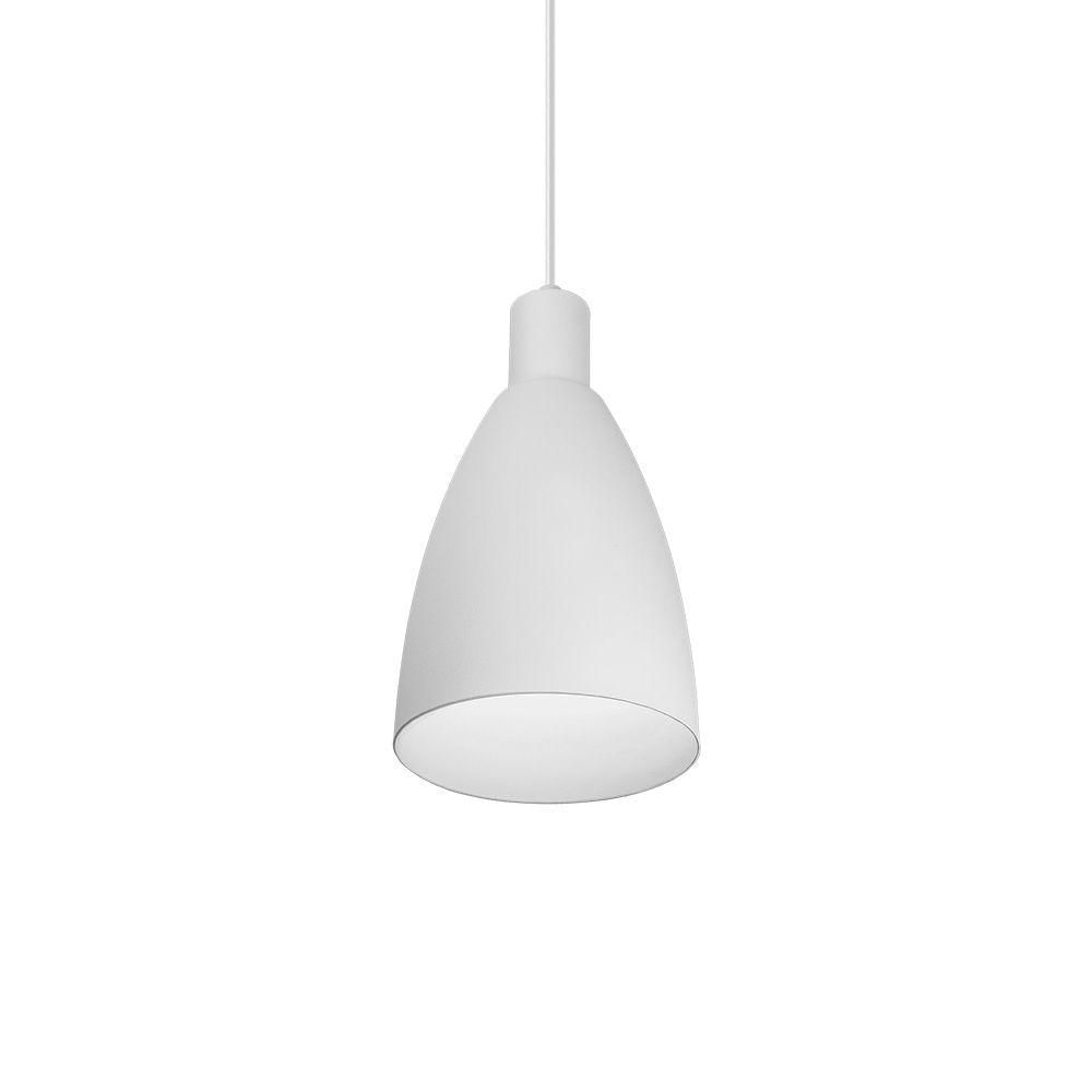 Lustre Pendente Blumenau Ceci E27 Bivolt Branco Fosco