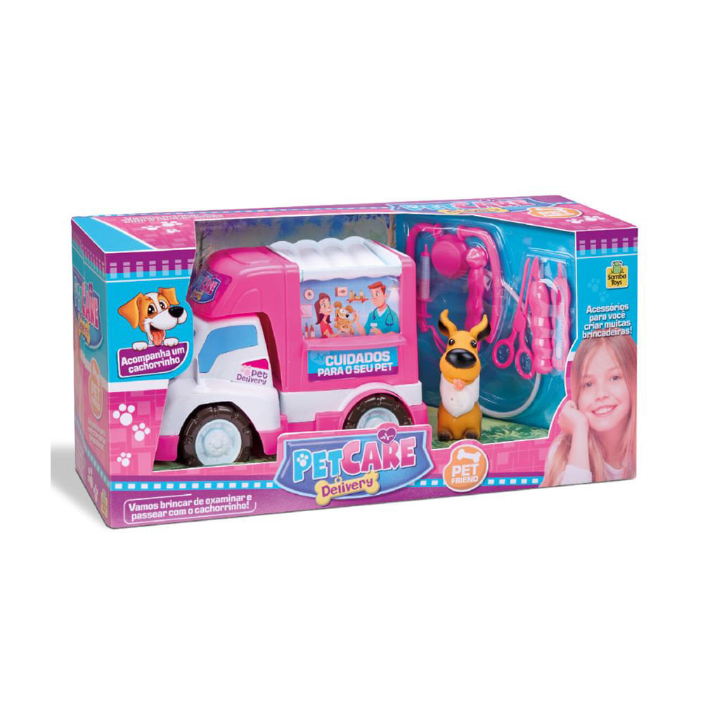 Carrinho Veterinário Pet Care Delivery Samba Toys