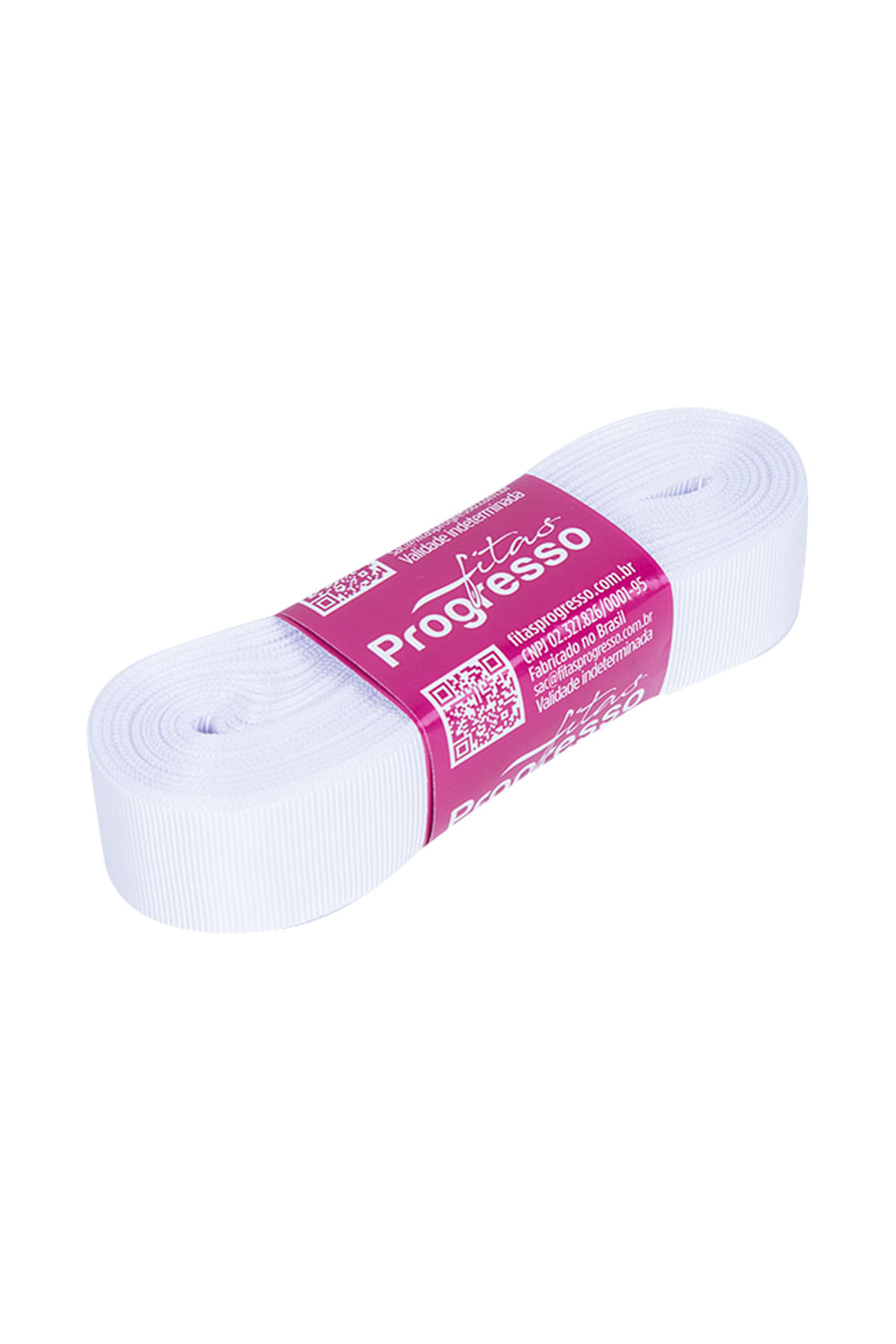 Fita de Gorgurão GP Nº05 22mm Peça com 10m Branca 201