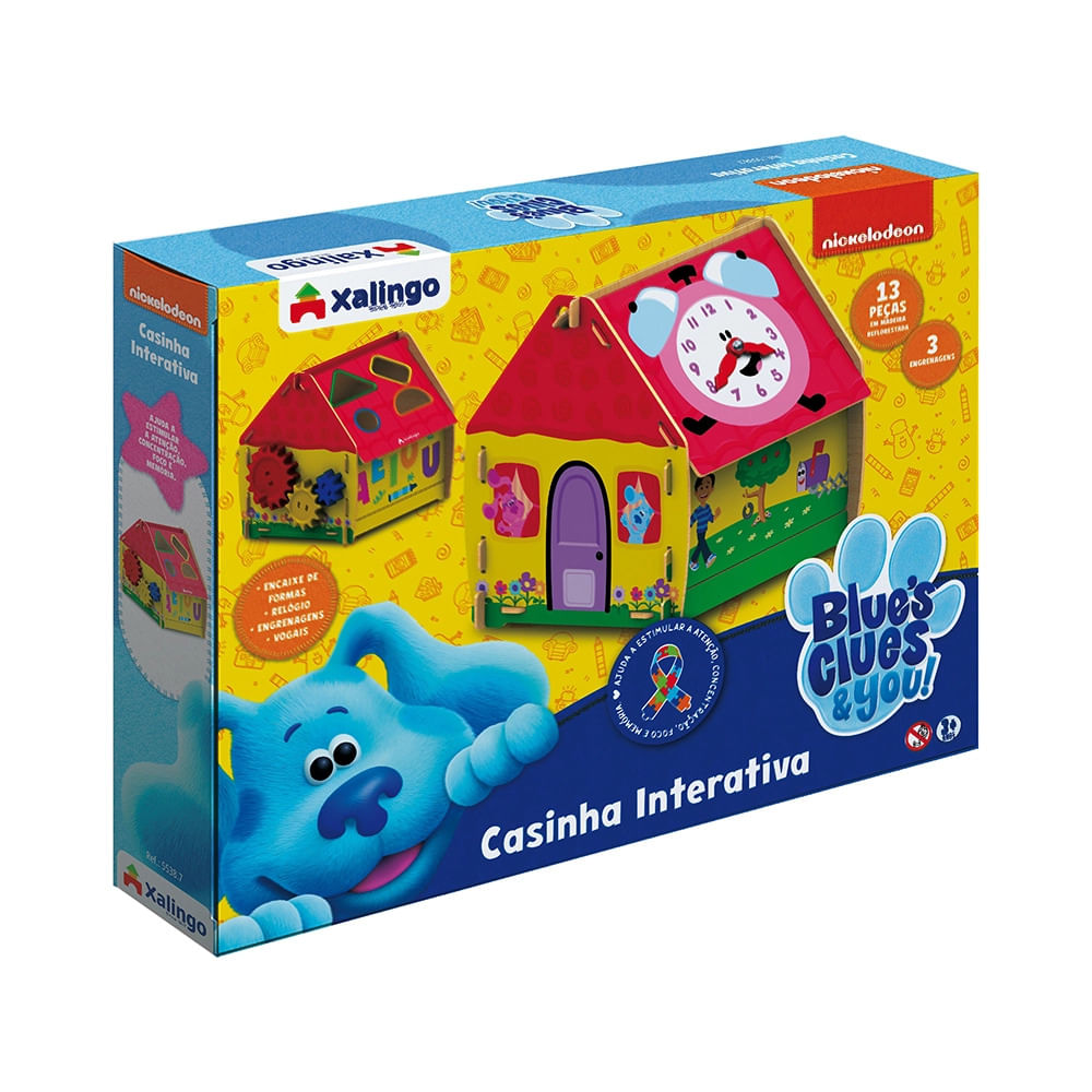 Brinquedo Casinha Interativa Blue's Clues Xalingo