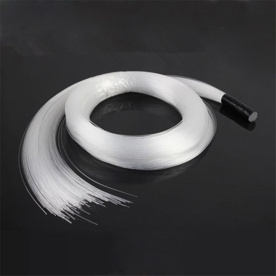 150Pcs 2M Cabos de Fibra Óptica PMMA Super Brilhantes