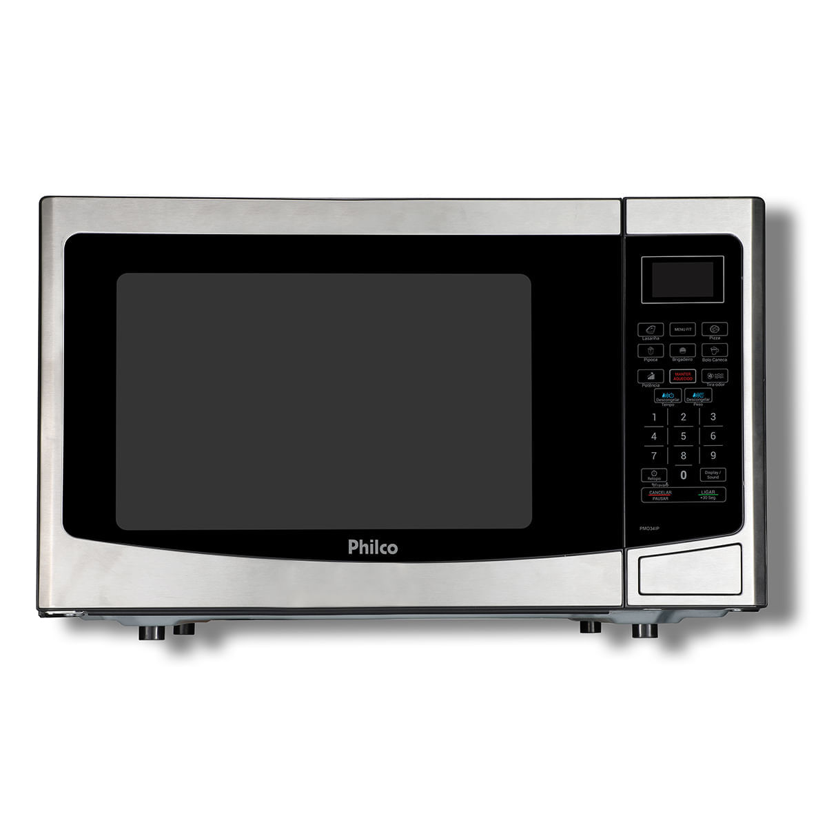 Micro-ondas Philco PMO34IP Inox Limpa Fácil 34L 1400W