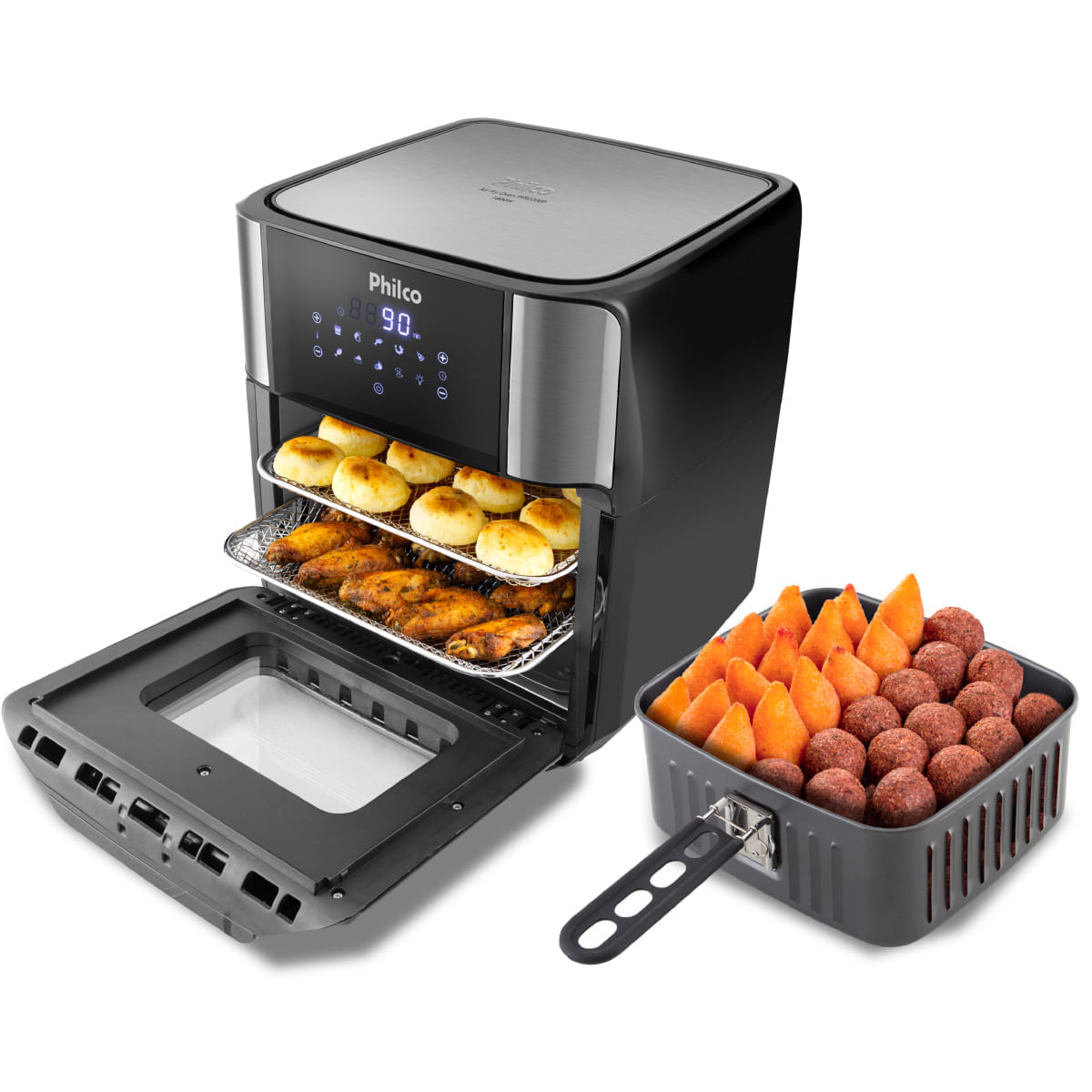 Air Fryer Oven Philco 12L 1800W 4 em 1 PFR2200 127V