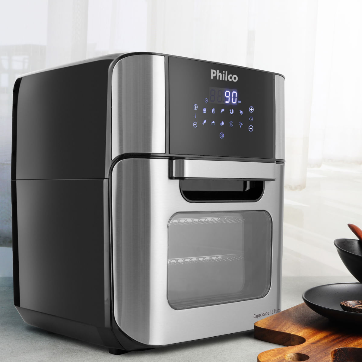 Air Fryer Oven Philco 12L 1800W 4 em 1 PFR2200 127V