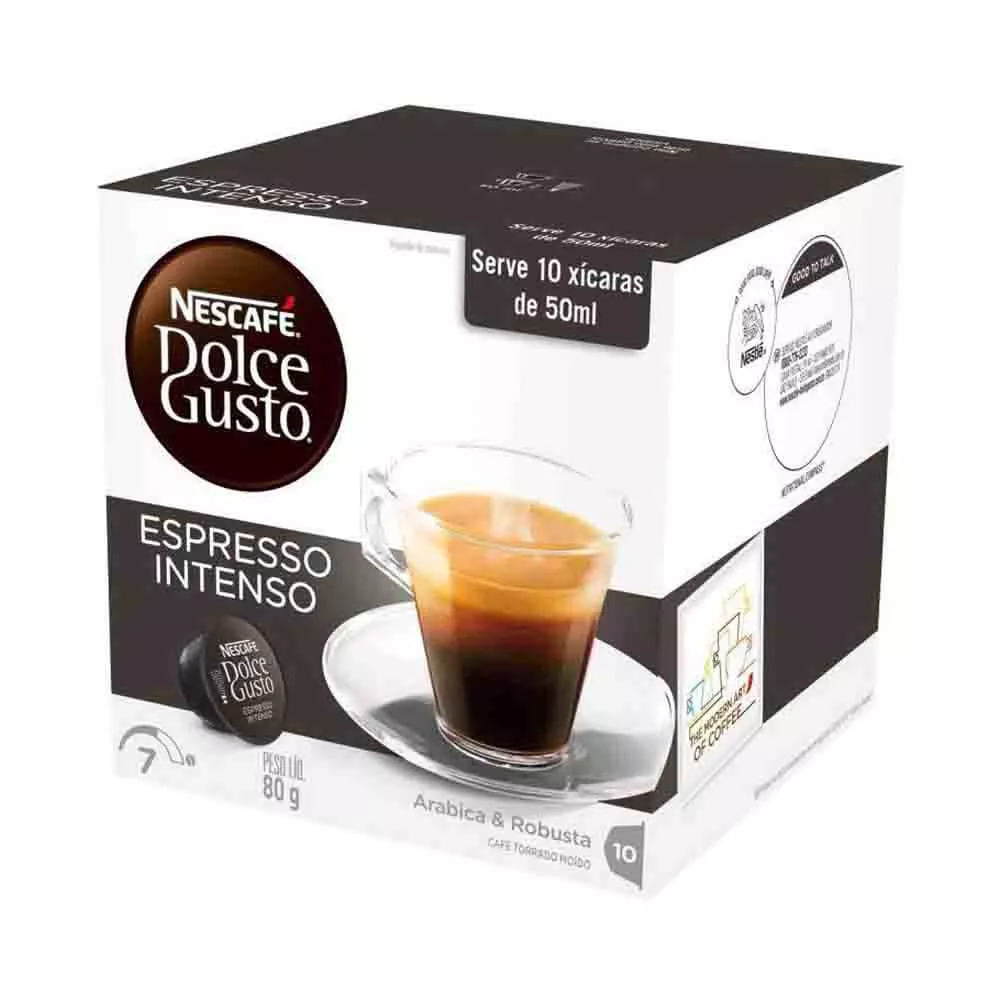 Cápsulas Nescafé Dolce Gusto Espresso Intenso 10 Unidades 80g