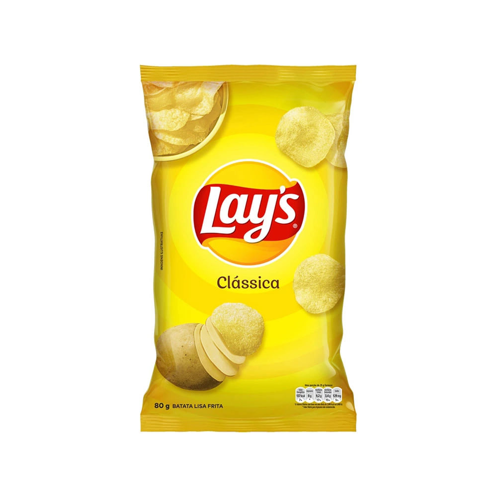 Batata Lays Clássica 80g