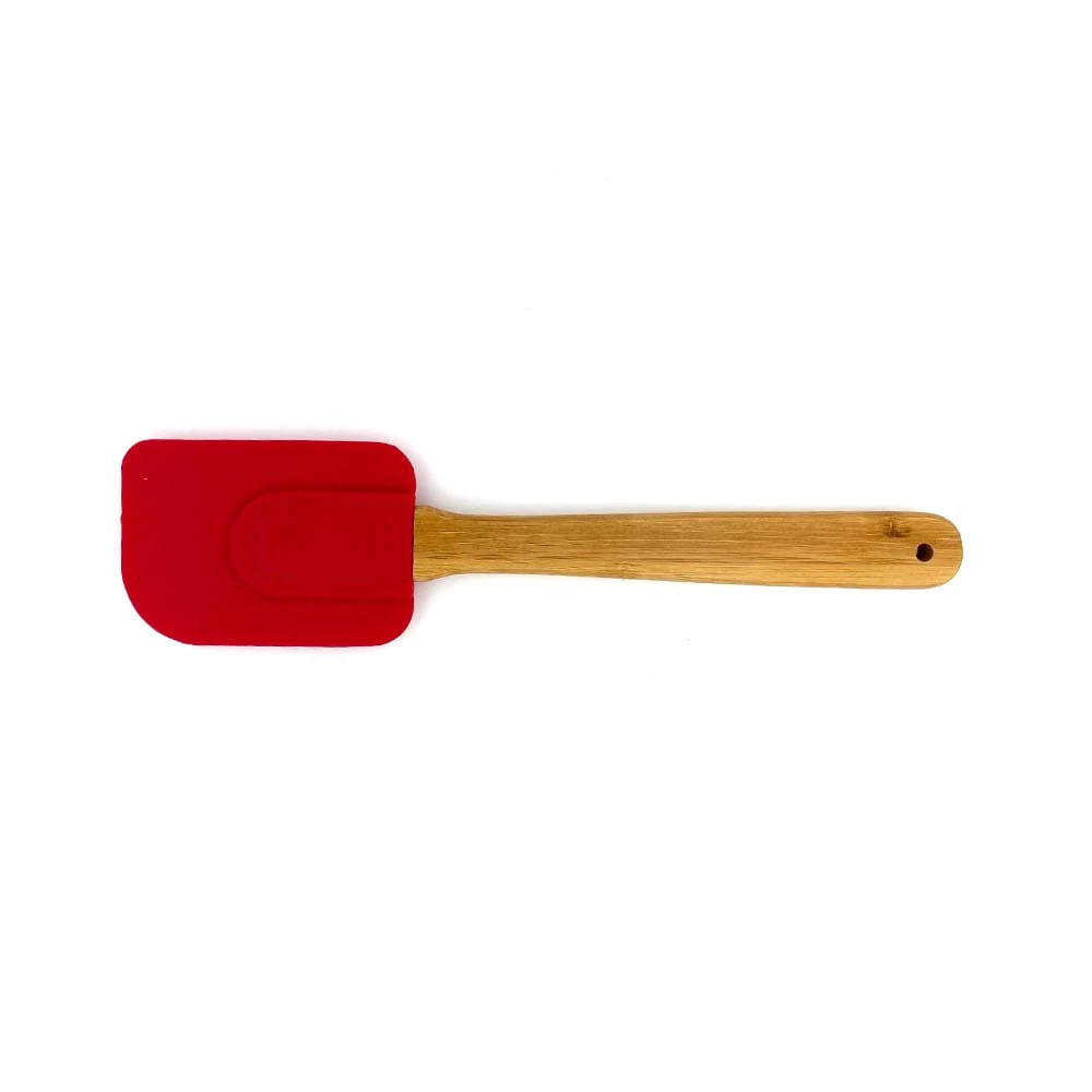 Espátula de Silicone Le Bamboo Vermelho