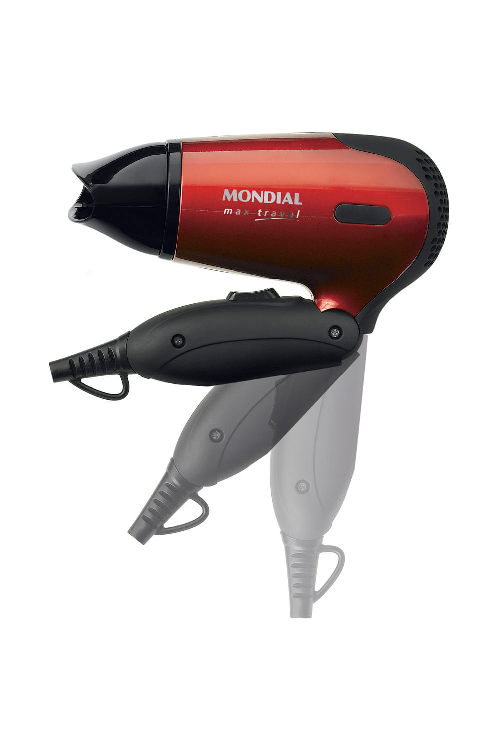 Secador de Cabelo Mondial Max Travel SC10 Vermelho - 1200W