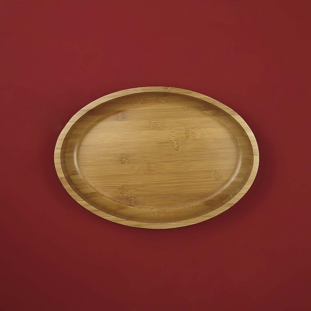 Gamela Oval Bamboo 33cm x 23cm