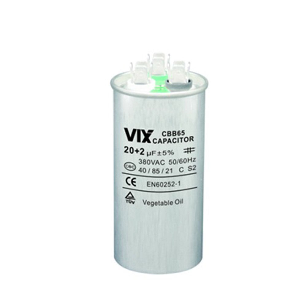 Capacitor Duplo Vix 20 + 2UF – 380 Volts