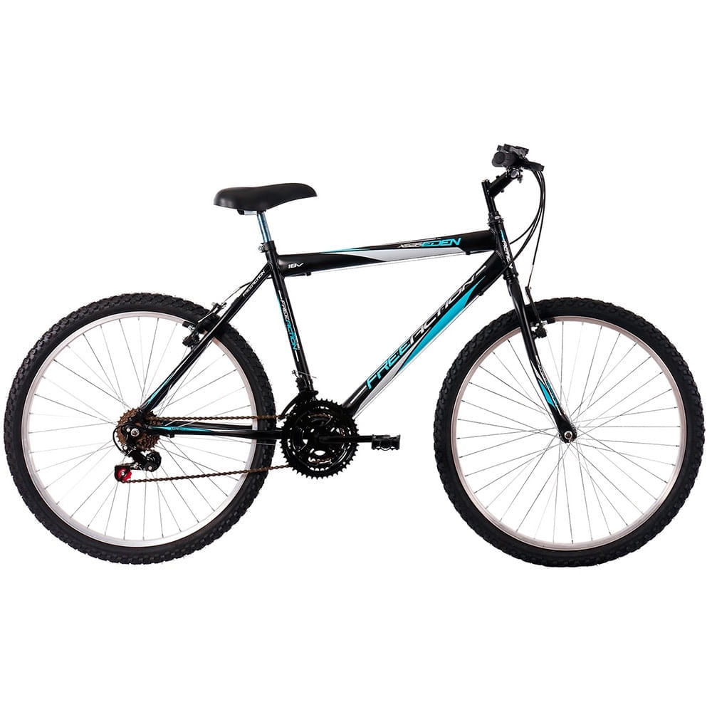 Bicicleta Free Action Aro 26 Eden V-Brake Preta