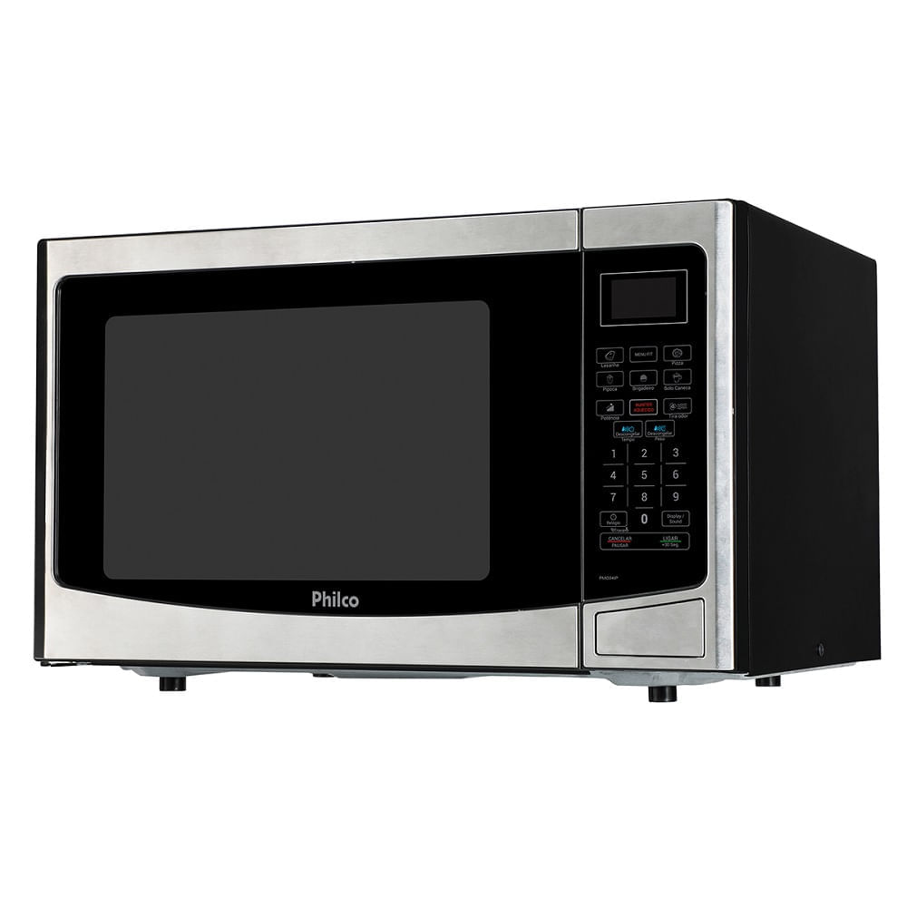 Micro-ondas Philco 34 Litros Inox e Preto PMO34IP – 127 Volts 127 Volts