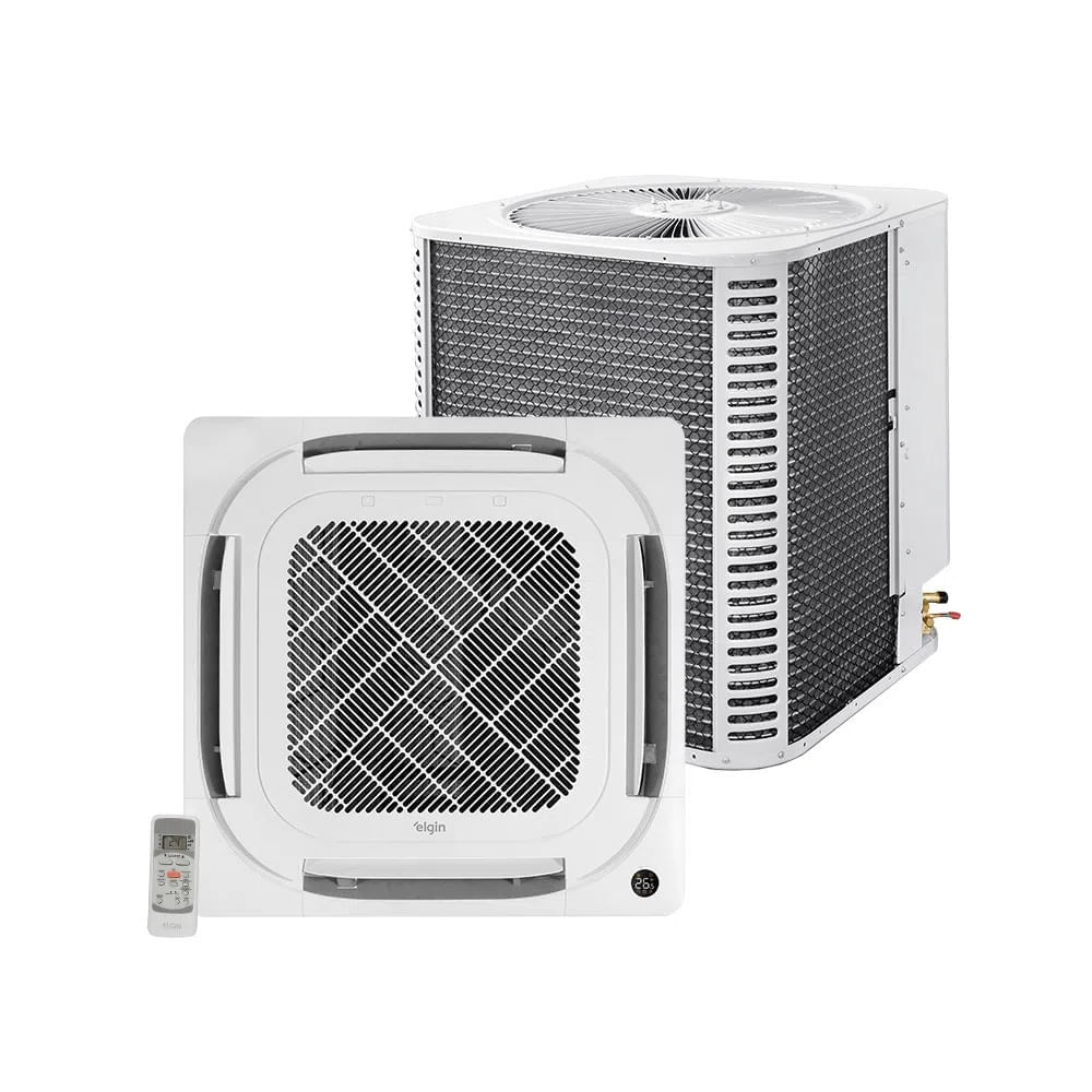 Ar Condicionado Split Cassete Elgin Eco Inverter 36000 BTU/h Frio Monofásico 45KVFI36B2NM- 220 Volts