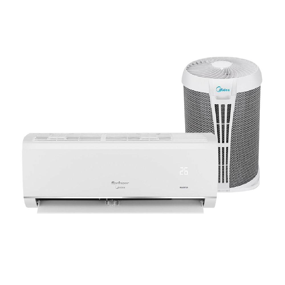 Ar Condicionado Split Hi Wall Inverter Midea Springer AirVolution 9000 BTU/h Frio 38TVCC09S5 - 220 Volts